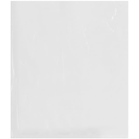 Plymor 12" x 14" (Pack of 100), 4 Mil Flat Open Clear Plastic Poly Bags