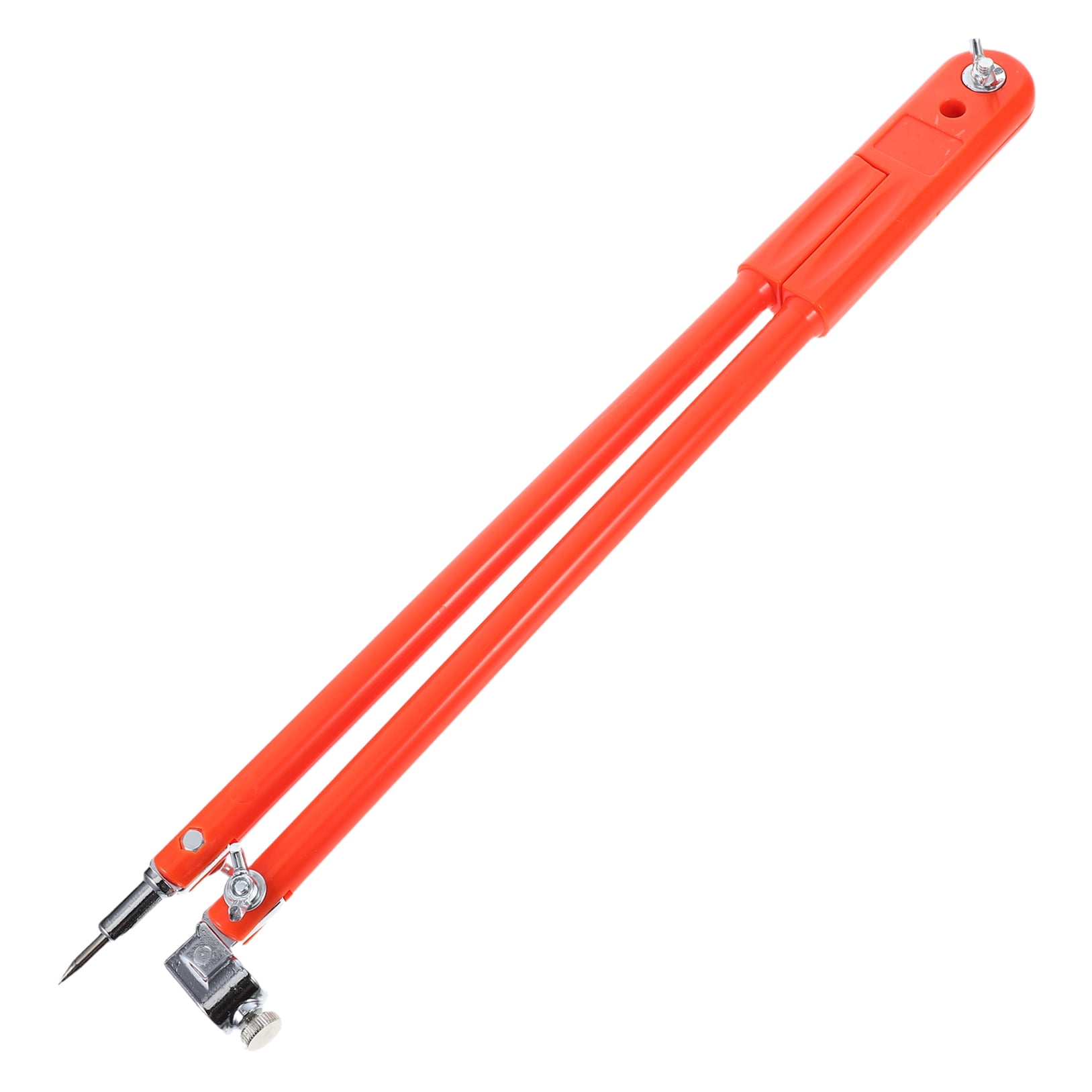 HONITANO Large Orange Drawing Compass for Woodworking Precision and Accurate Circle Marking