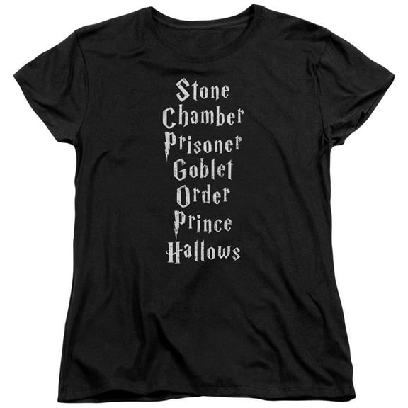 Harry Potter - Titles - Women's Short Sleeve Shirt - Medium