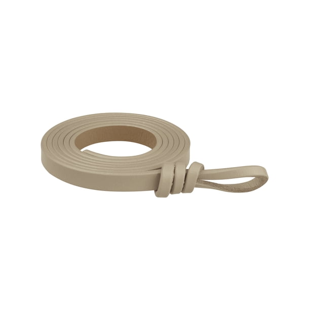 Cinturón de cuero para mujer INSPIRE CHIC, cinturón de cintura anudado de moda para vestido caqui claro