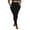 Black, variant on Htigea Fleece Lined Leggings for Women Warm Winter Yoga Pants Plus Size Stretchy High Waisted Workout Tights Bottoms with Pockets Black,XL