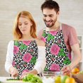 thumbnail image 3 of Pioneer Flower Floral Print Pattern Apron for Women and Men, Cotton Linen Waterproof with Pockets, Adjustable, 33x27 Inch for Kitchen, Gardening, BBQ, Salon, 3 of 6