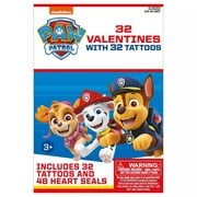 Paw Patrol 32 Valentines Day Cards and Valentine Tattoos