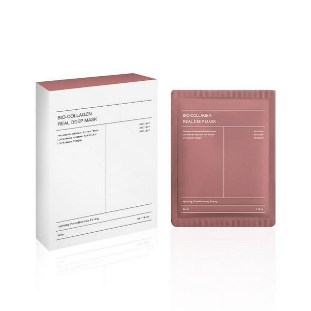 Promotion!Maojin Mascarilla De Colágeno, Mascarilla Hidratante Profunda, Mascarilla Hidratante Nocturna, Bloquea La Humedad E Hidrata La Piel,10ML