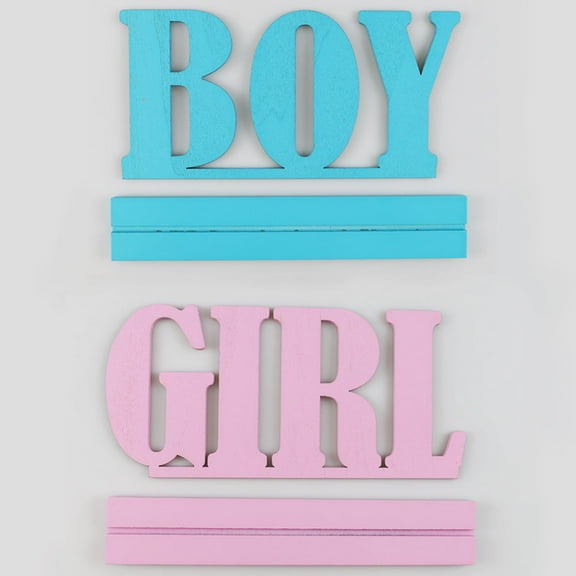 Raindrops Gender Reveal Board Party Layout Decor for Baby Shower Made of Synthetic Material Assorted Color