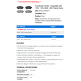 thumbnail image 2 of Front Brake Pad Set - Compatible with 1992 - 1996, 2000 - 2001 Toyota Camry 1993 1994 1995, 2 of 2