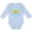 AE-Light Blue, variant on Inktastic Summer Enjoy the Sunshine Delray Beach Florida in Blue Boys or Girls Long Sleeve Baby Bodysuit