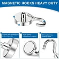thumbnail image 4 of Diymag Rust Resistant Magnetic Hardware Holder, Metal Silver, (6 Pack), 4 of 6
