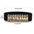thumbnail image 3 of Prolriy Belts for Women Fashion Crystal Beaded Elastic Wide Belts for Daily Travel Womens Belt Grey, 3 of 7