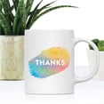 thumbnail image 2 of CTDream Thank You Gratitude 11oz. Coffee Mug Gift, Thanks, Watercolor, 1-Pack, Novelty Cup Gifts Ideas for Him Her Teacher Graduation Neighbor, 2 of 7