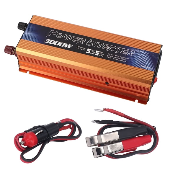 Inversor de Corriente Jadeshay para automóvil 3000 W Onda sinusoidal Con 1 salida CA y 1 USB