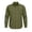 Army Green, variant on Mens Safari Shirts Long Sleeve Button Down T-Shirts UV Sun Protection Hiking Fishing Tshirt Lightweight Travel Tee Shirt