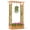 Natural-43" x 16.5" x 70", variant on BAYUELSWU Raised Garden Bed with Trellis & Hanging Roof, Wooden Garden Bed, Outdoor Planter Box for Flowers Herbs Climbing Vines (Natural-43" x 16.5" x 70")