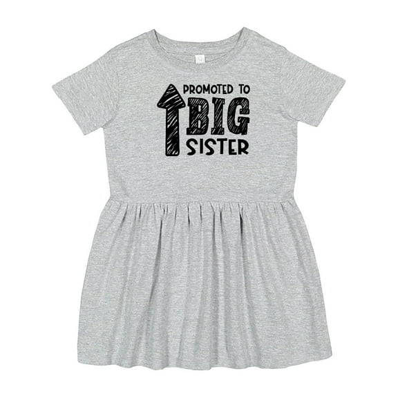 Inktastic Promoted to Big Sister Girls Toddler Dress