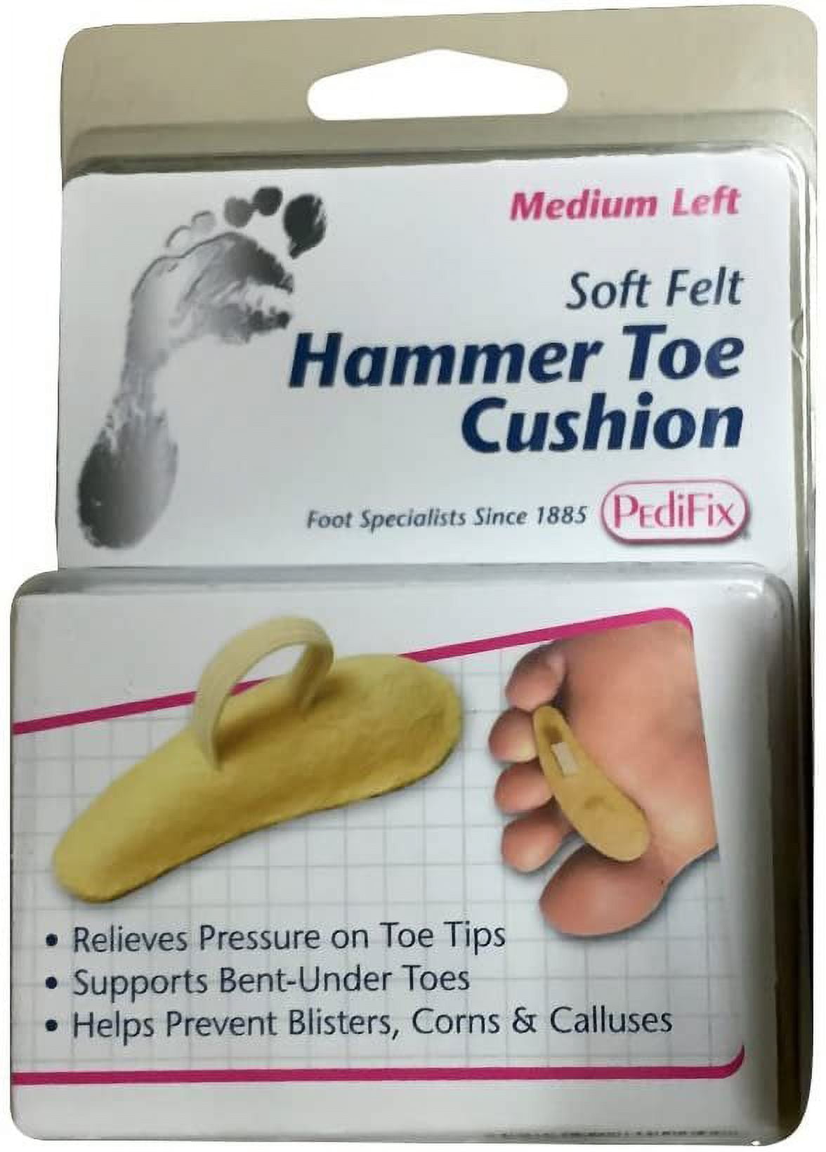 PediFix Hammer Toe Cushion Medium Left 1 Each (Pack of 3)
