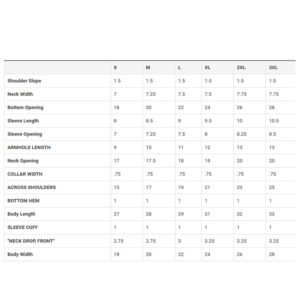 Balenciaga men's and women's size chart