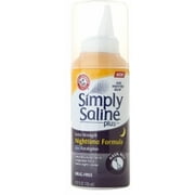 Simply Saline Plus Nighttime Formula Nasal Mist+Eucalyptus, Extra Strength 4.25 oz (Pack of 2)