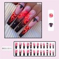 thumbnail image 2 of Fofosbeauty 24pcs Press on False Nails Tips, Coffin Fake Acrylic Nails, French Blaze Pink, 2 of 9