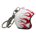 thumbnail image 1 of Colorful Motorcycle Helmet Keychain Cute Pendant Bag Metal Gift Keychain Jewelry Keychain G4h3 Car Helmet Rock M9N6, 1 of 1