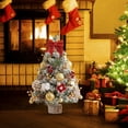 thumbnail image 3 of 0.6m Mini LED Christmas Tree Tabletop Holiday Decoration for Home Lifelike Artificial Tree with Lights Compact Desktop Festive Ornament Christmas Gift, 3 of 4