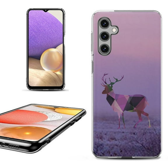 OneToughShield ® for Samsung Galaxy A14 5G Phone Case, Fashion Cover Case - Deer/Polygon