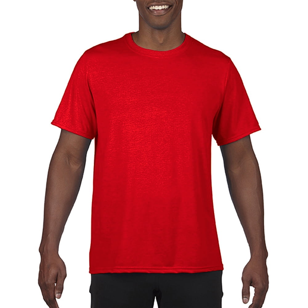 Gildan Mens Core Short Sleeve Moisture 