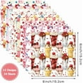 thumbnail image 2 of ZOUSSIQI 24 Sheets 6'' x 6'' Snack Scrapbook Paper Burger Fries One Sided Pattern Cardstock for Card Making Decorative Paper (Milkshake) CA919-15096, 2 of 6