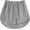 Black Stripe, variant on Women's Shirt Hem Extension – with Button-down Inner Layer, Elastic Waistband, Detachable for Layering with A Skirt.