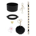thumbnail image 2 of Juego de accesorios para tazas, llaveros, adornos, bonitos colgantes para tazas, juego de cadenas para tazas para actividades al aire libre, cartera, Negro, 2 of 9