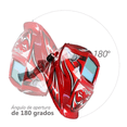 thumbnail image 4 of Careta De Soldar Bloosom  Uso Industrial Soldadura Electronica Diseño Hawaii Rojo, 4 of 4