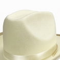 thumbnail image 5 of mgoYE Kids Western Cowboy Hat for Girl Boy Wide Brim Beach Cowgirl Hat with Belt Buckle Cowboys Hats(Beige,4-9 Years), 5 of 6