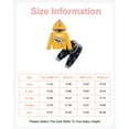 thumbnail image 2 of 2T Baby Boys Clothes 3T Boys 2PCS Fall Winter Clothing Set Dinosaur Print Toddler Boys Long Sleeve Hoodie Top Pants Set Yellow, 2 of 8