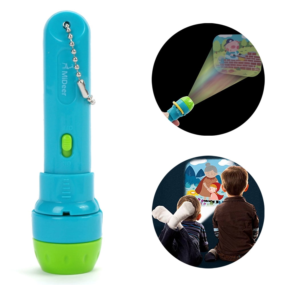 GLiving Kids Story Projector Flashlight, Mini Theater Fairy Movies