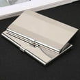 thumbnail image 2 of Ikeay Metal Business Card Holder for Men Women Pocket Business Card Case Slim Business Card Wallet Business Card Holders Name Card Holder Stainless Steel,Business Card Holder, 2 of 6