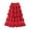 C-Red169, variant on DHFJKG Tutus For Women Mesh Layered Ruffle Skirts High Waist Flared A-Line Loose Fit Elegant Party Casual Wear Trendy Skirt