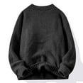 thumbnail image 4 of Wancir 2025 Chunky Knitting Sweater Pullover for Men Casual V Neck Jumpers Long Sleeve Oversized Sweaters Thermal Knit Tops, 4 of 6