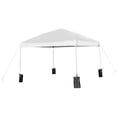 thumbnail image 1 of Flash Furniture Tente de Réception Carrée 10 Pieds avec Sacs de Sable en Blanc, 1 of 8