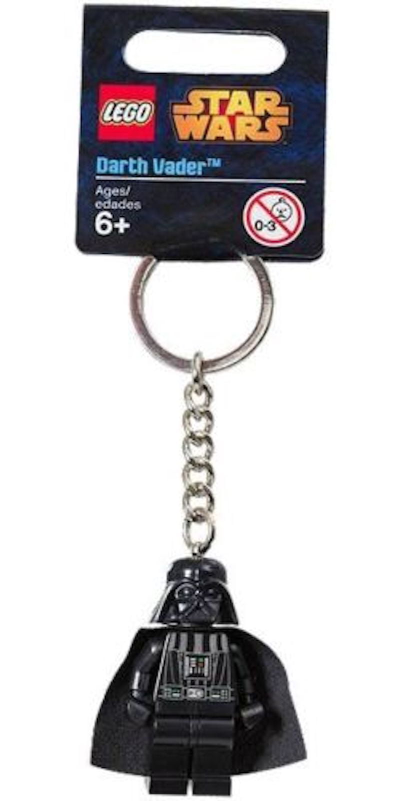 LEGO Star Wars Darth Vader Minifigure Keychain Keyring 850996 for sale online 