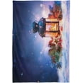 thumbnail image 7 of SKYSONIC 54"X54" Square Tablecloth with Magical Lantern On Snow with Christmas Prints, Anti-Wrinkle and Smooth Table Cloth for Kitchen/Home Wedding Decoration, 7 of 7