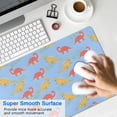 thumbnail image 4 of Long Mouse Pads for Desk,Blue Background Dinosaur Pattern Desk Mats on Top Of Desks, Desk Mouse Pad Extra Large with 3mm Non-Slip Base and Stitched Edge for Gaming,Office,Work,Home 35.4"x15.7", 4 of 6