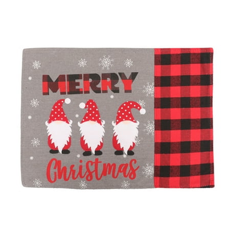 

Christmas Tablecloth Set | Christmas Table Runner and Placemats | Christmas Tablecloth Chair Cover Christmas Decorations for Dining Room