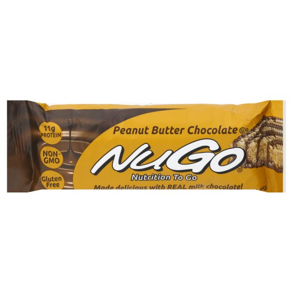 NuGo Nutrition To Go Protein Bar Peanut Butter Chocolate 1.76 oz