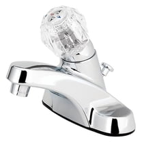 Homewerks Worldwide 242109 HomePointe Lavatory Faucet with Single Acrylic Handle - Chrome