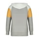 thumbnail image 4 of ICHUANYI Liquidación Moda Mujer Manga Larga Camiseta Impresión Con Capucha Bolsillos Blusa Tops ICHUANYI WER202308255140, 4 of 7