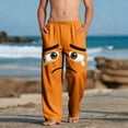 thumbnail image 1 of Pantalones largos para niños y niñas, de moda, estampados, casuales, de playa, con bolsillos., 1 of 9