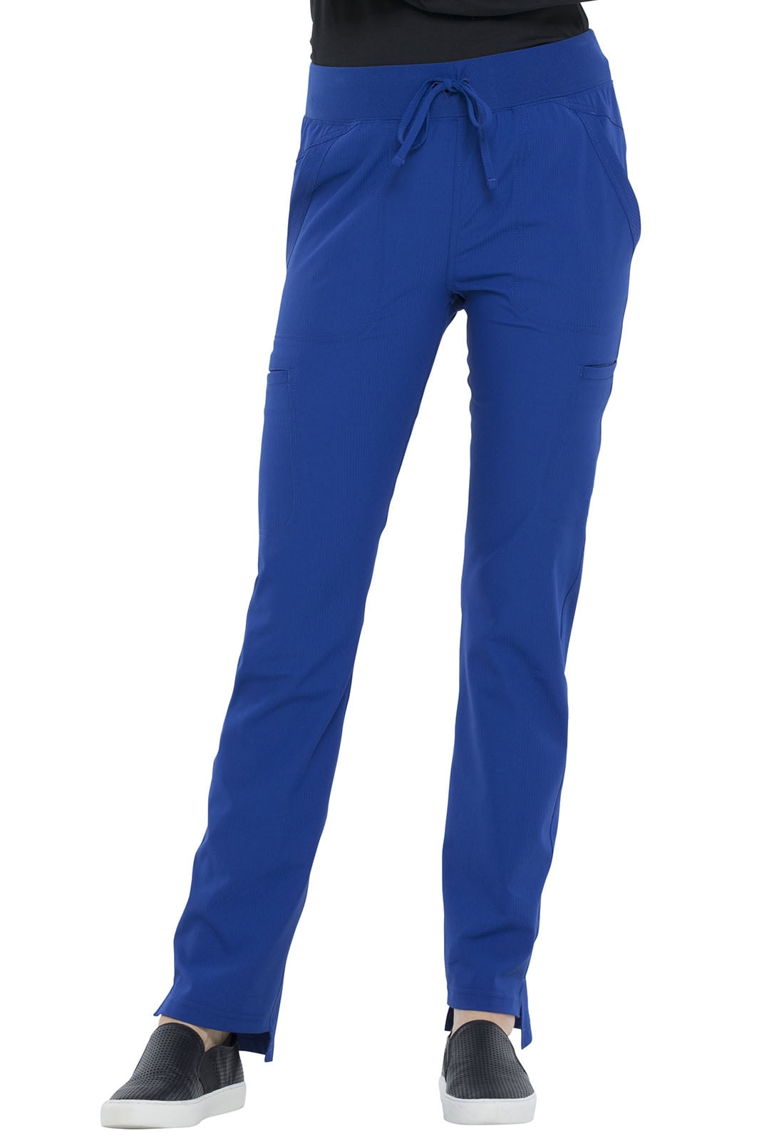 Elle Scrubs Pant for Women Natural Rise Straight Leg EL167P, XS Petite