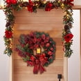 thumbnail image 6 of HongHeng Christmas Under $ 5 2024 Large Christmas Wreaths for Front Door Artificial Lighted Christmas Wreath with Bow Ribbon Red Christmas Front Door Wreath with Christmas Ball Christmas, 6 of 7