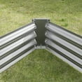 thumbnail image 6 of Bianlte Raised Garden Bed Kit,7.6x3.7x0.98ft,Metal Raised Bed Garden for Flower Planters,Vegetables Herb,Silver, 6 of 6