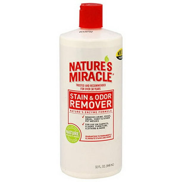 2PKNatures Miracle 32 OZ Stain & Odor Remover BioEnzymatic Formula