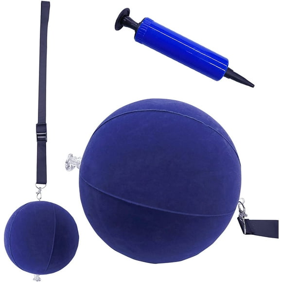 Golf Training Aid Inflator Practice Ball Golf Swing Trainer for Posture Correction, Golf Smart Ball Swing Training Aid for Golfer Beginner Practice